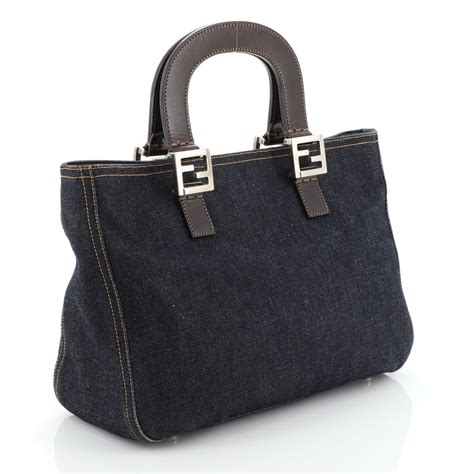 fendi classic bag price|fendi vintage denim bag.